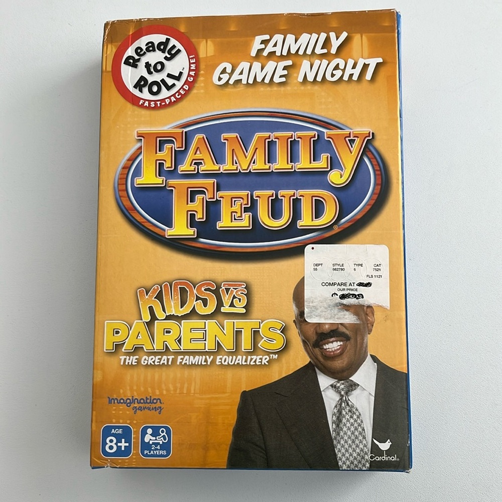 Family Feud, kids vs parents game